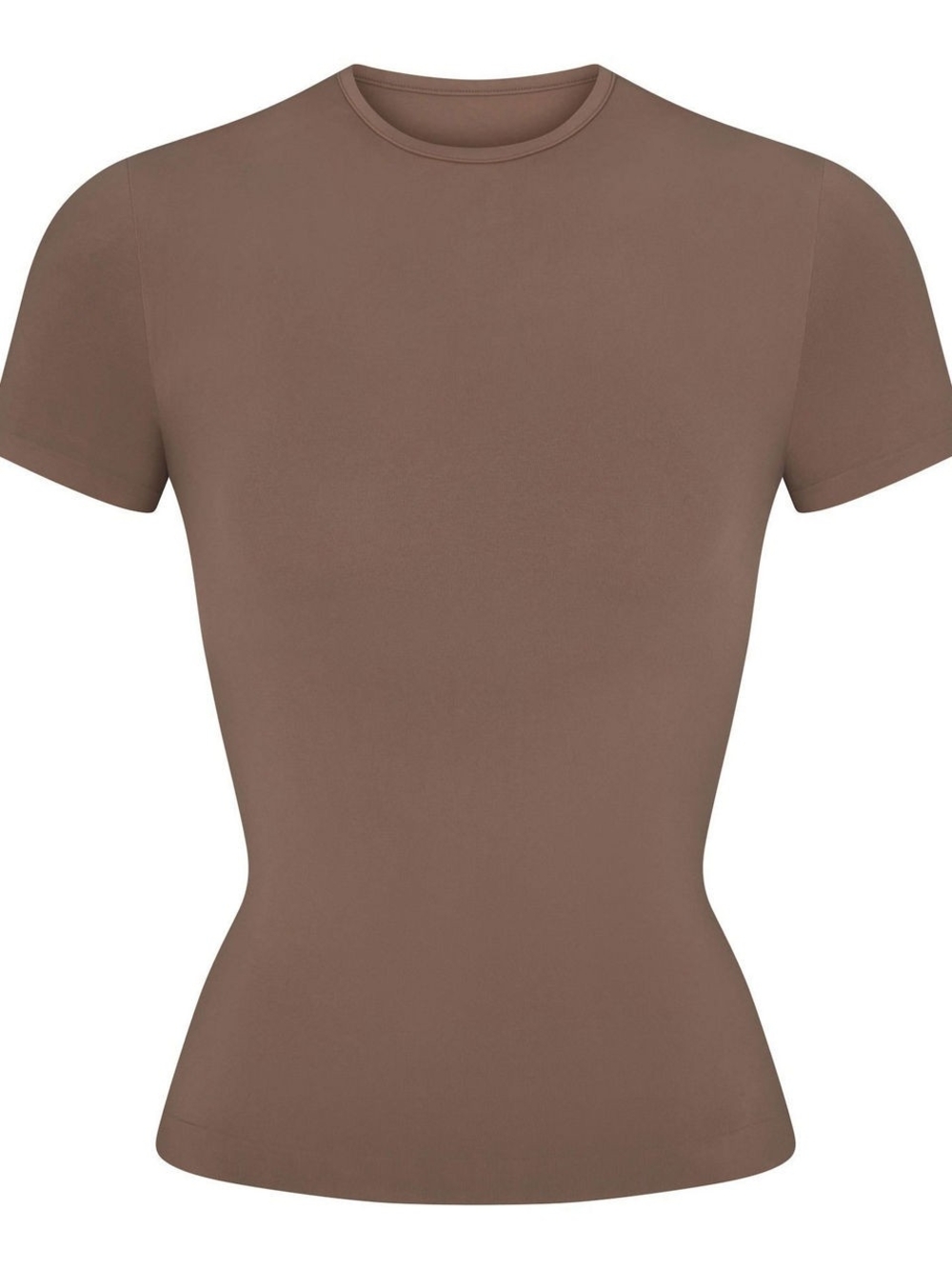 Skims | Soft Smoothing Seamless T-Shirt Truffle